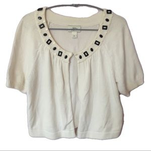 LOFT Short Sleeve Open Cardigan